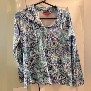 Lilly Pulitzer 1/4 Button Pullover